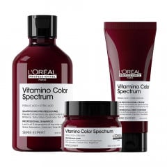 Combo L'Oréal Professionnel Vitamino Color Spectrum Shampoo, Acondicionador y Mascarilla