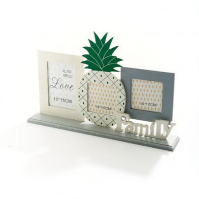 Portarretrato Farma Hogar Madera/ Ananá