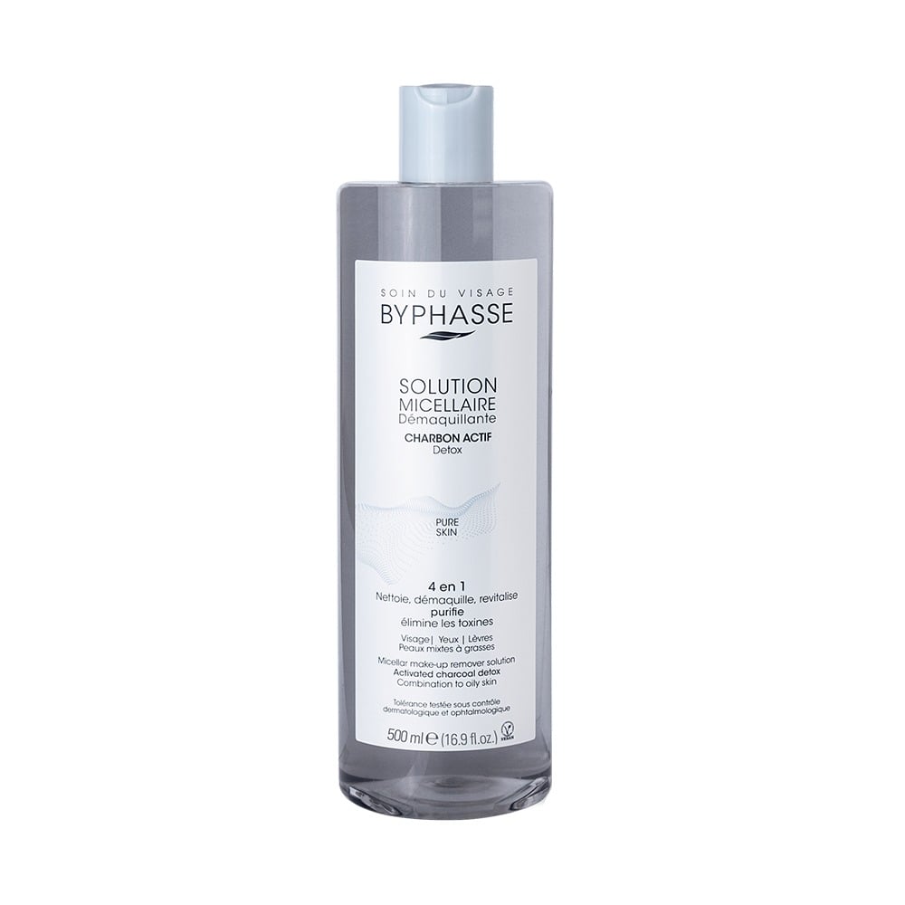 Agua Micelar Byphasse Carbón Activo 500 ml
