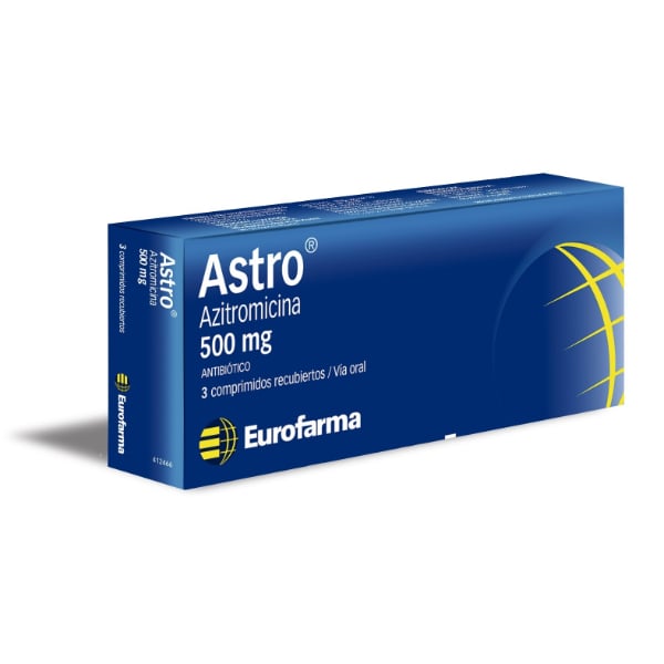 Astro 500 mg 3 Comprimidos Recubiertos