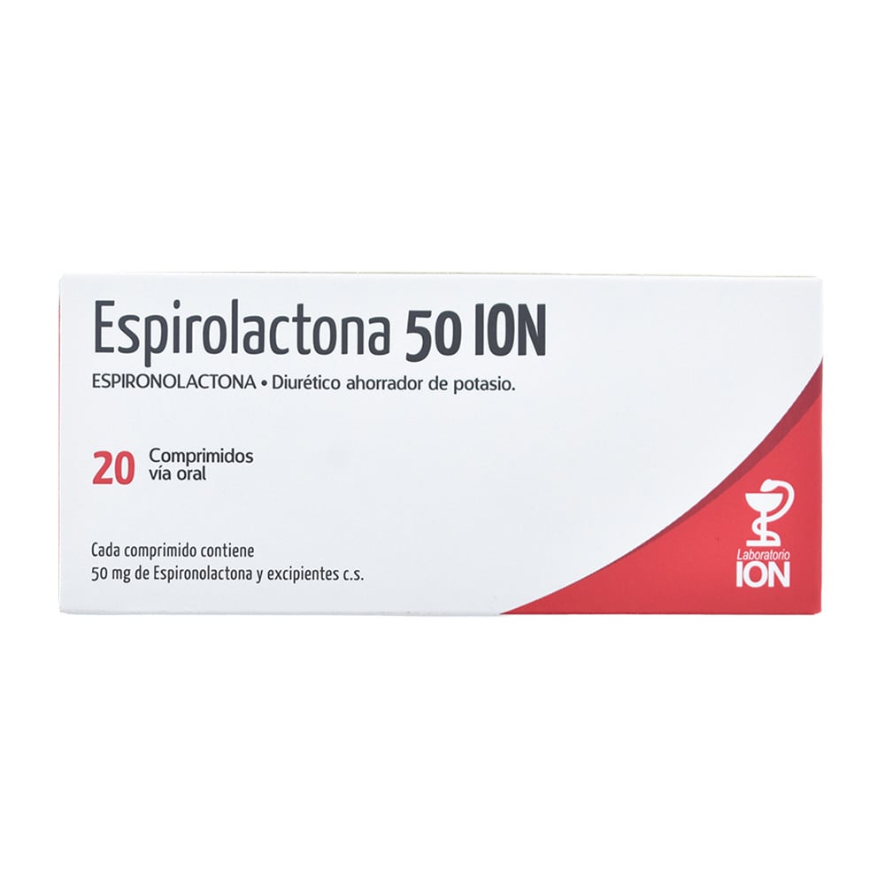 Espirolactona 50 mg 20 Comprimidos