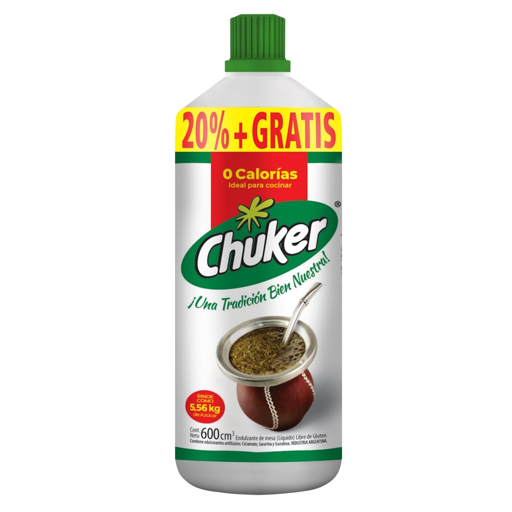 Edulcorante Chucker 600 ml