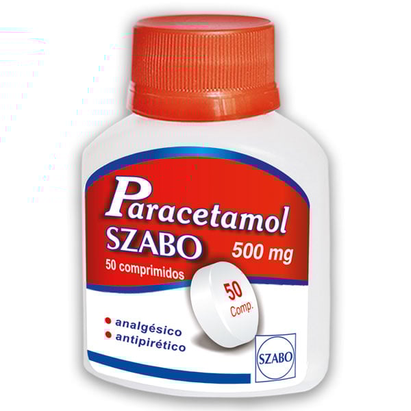 Paracetamol Szabo 500 mg 50 Comprimidos