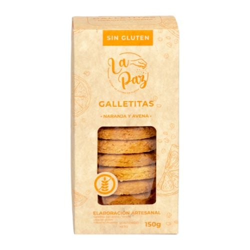 Galletas La Paz sin Gluten Naranja 180 g
