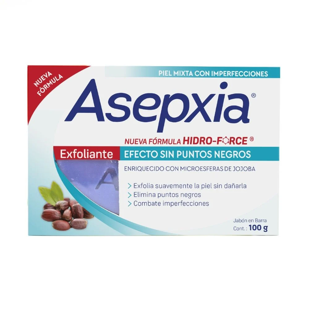 JABÓN ASEPXIA EXFOLIANTE 100 GRS.