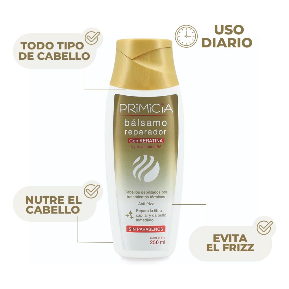 BALSAMO PRIMICIA REPARADOR KERATINA 250 ML