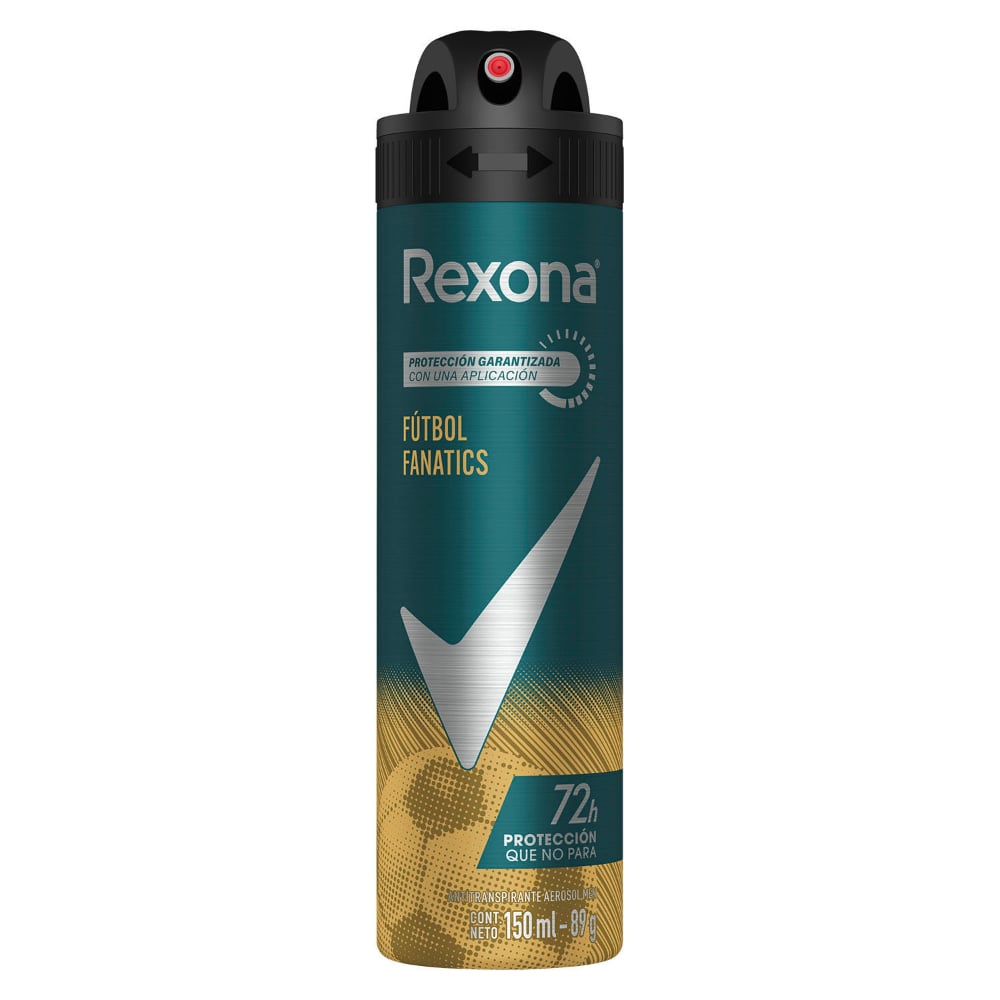 ANTITRANSPIRANTE REXONA MEN AEROSOL FANÁTICOS 90G