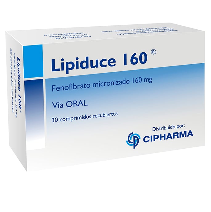 Lipiduce 160 mg 30 Comprimidos Recubiertos