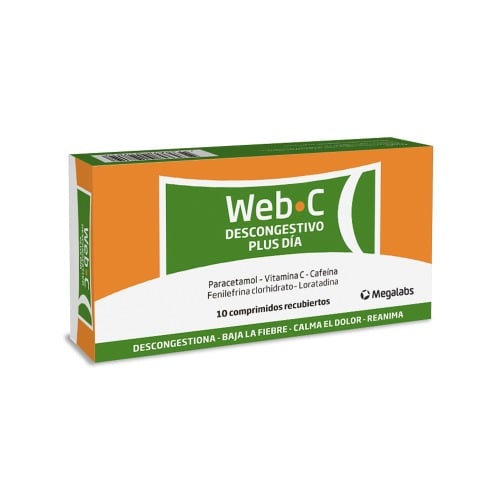 WEB PLUS DESCONGESTIVO 10 COMPRIMIDOS