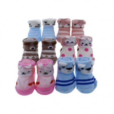 Medias Akas Animales 0 a 6 Meses 1 Par Diseños Surtidos