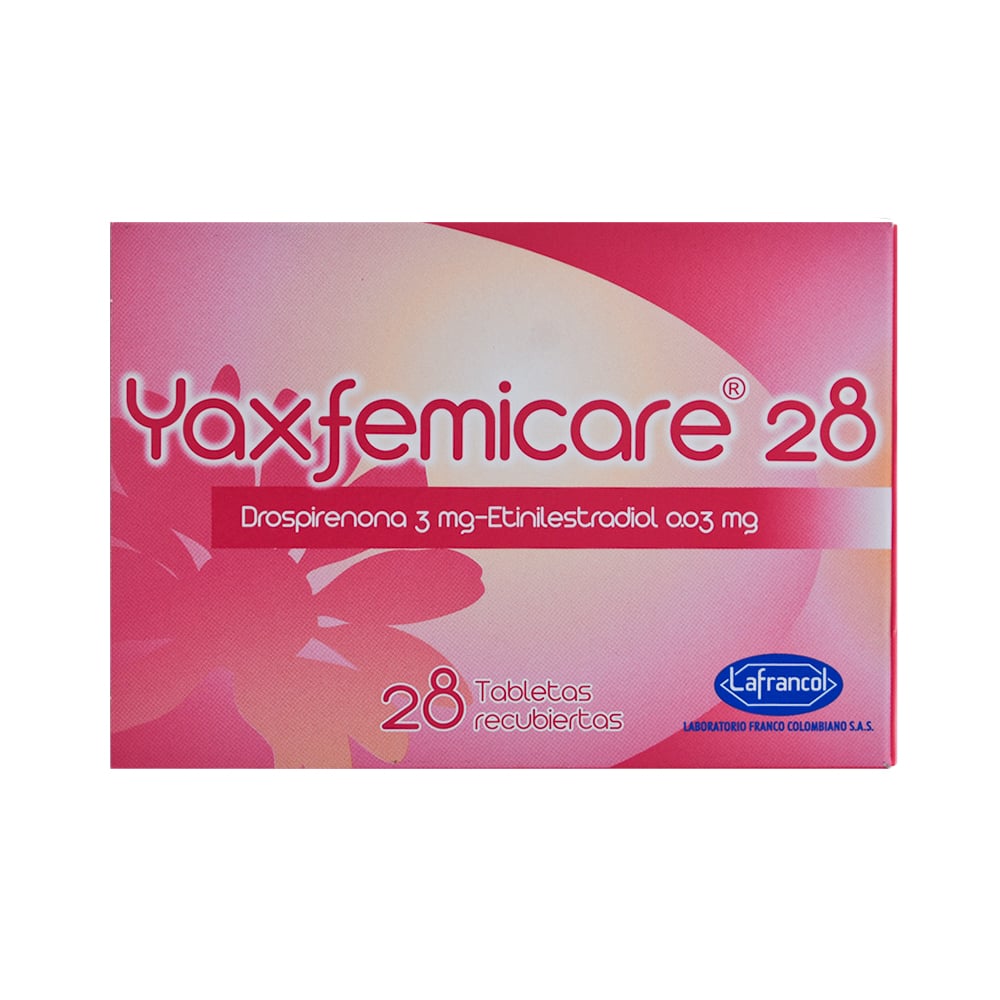 Yaxfemicare 28 Tabletas Recubiertas