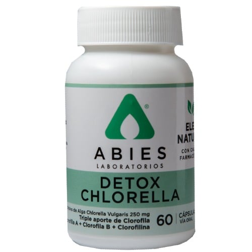 Detox Chlorellas Abies 250 mg 60 Cápsulas