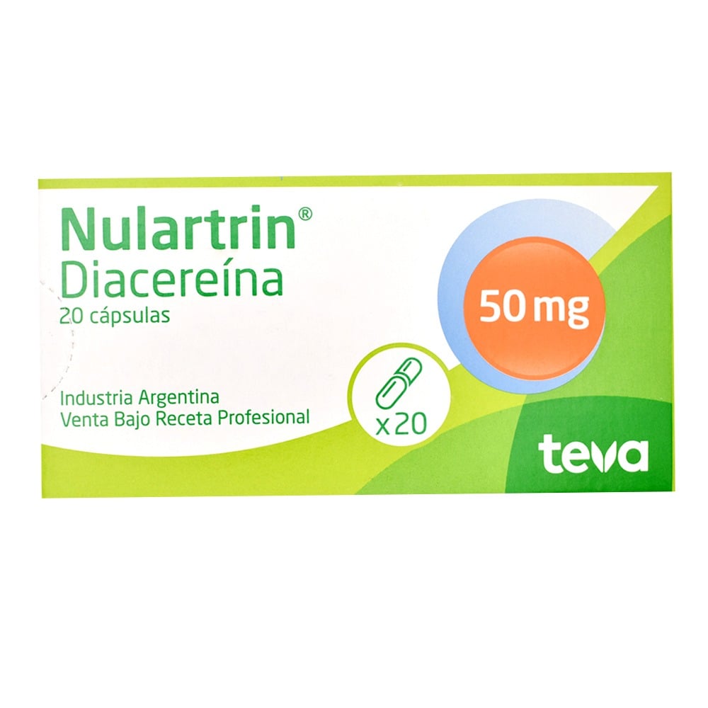 NULARTRIN 50 MG 20 CÁPSULAS