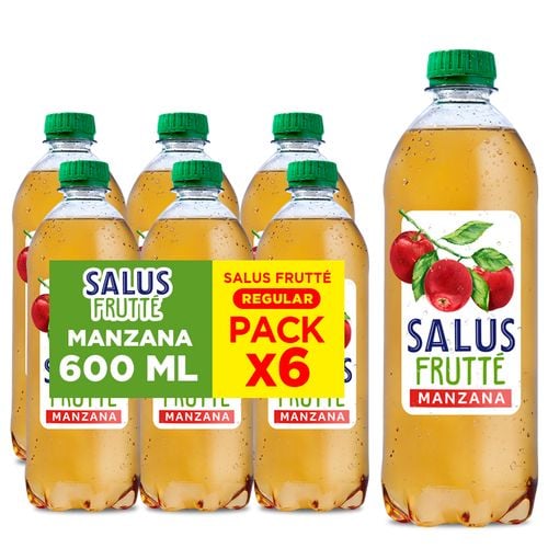 Funda Salus Frutte Manzana sin Gas 600 cc 6 Unidades