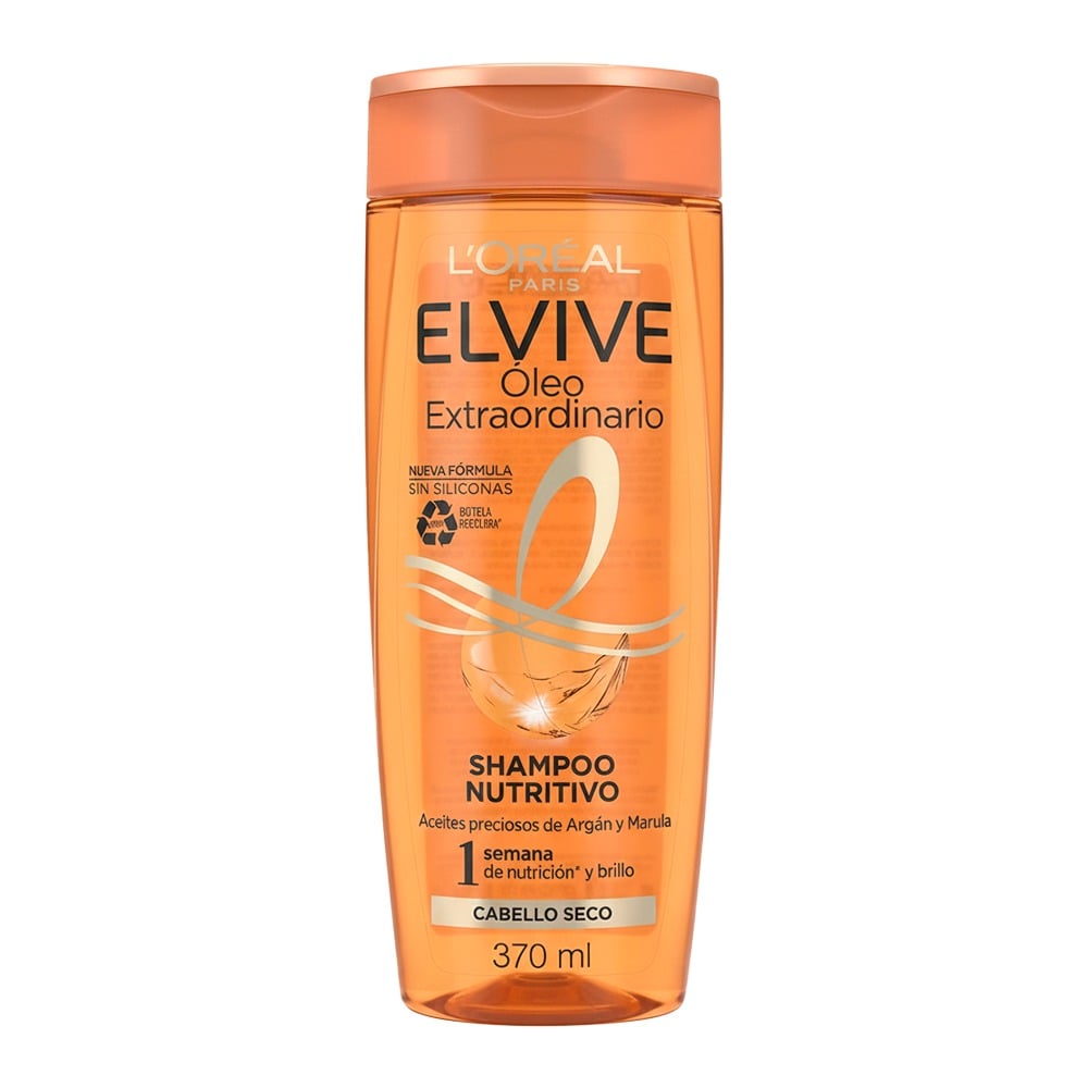 Shampoo Elvive Óleo Extraordinario Nutritivo 400 ml