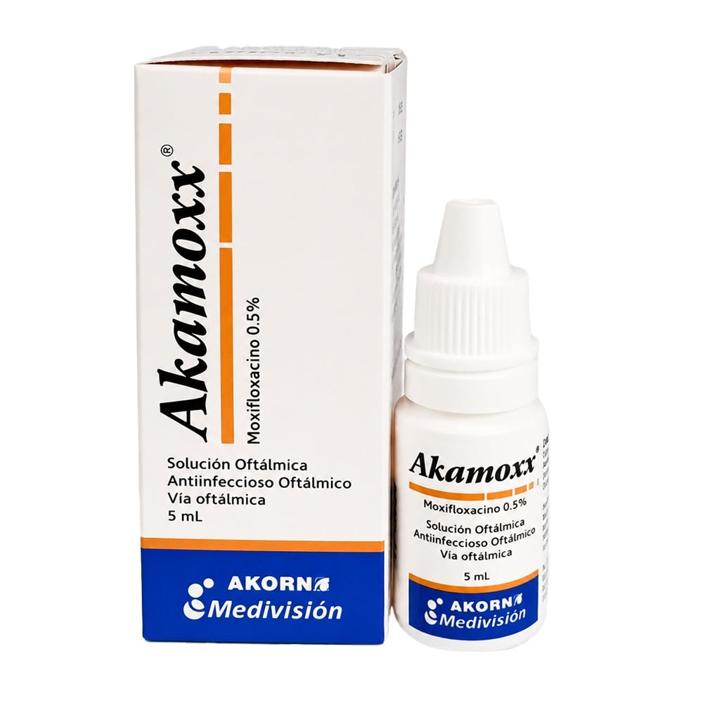 Akamoxx 0.5% Solución Oftálmica 5 ml