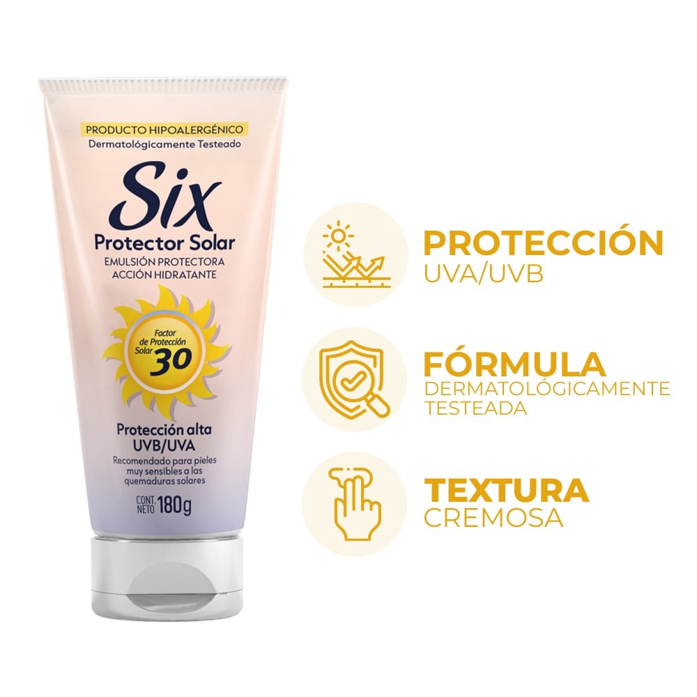 Protector Solar Six FPS30 180 g