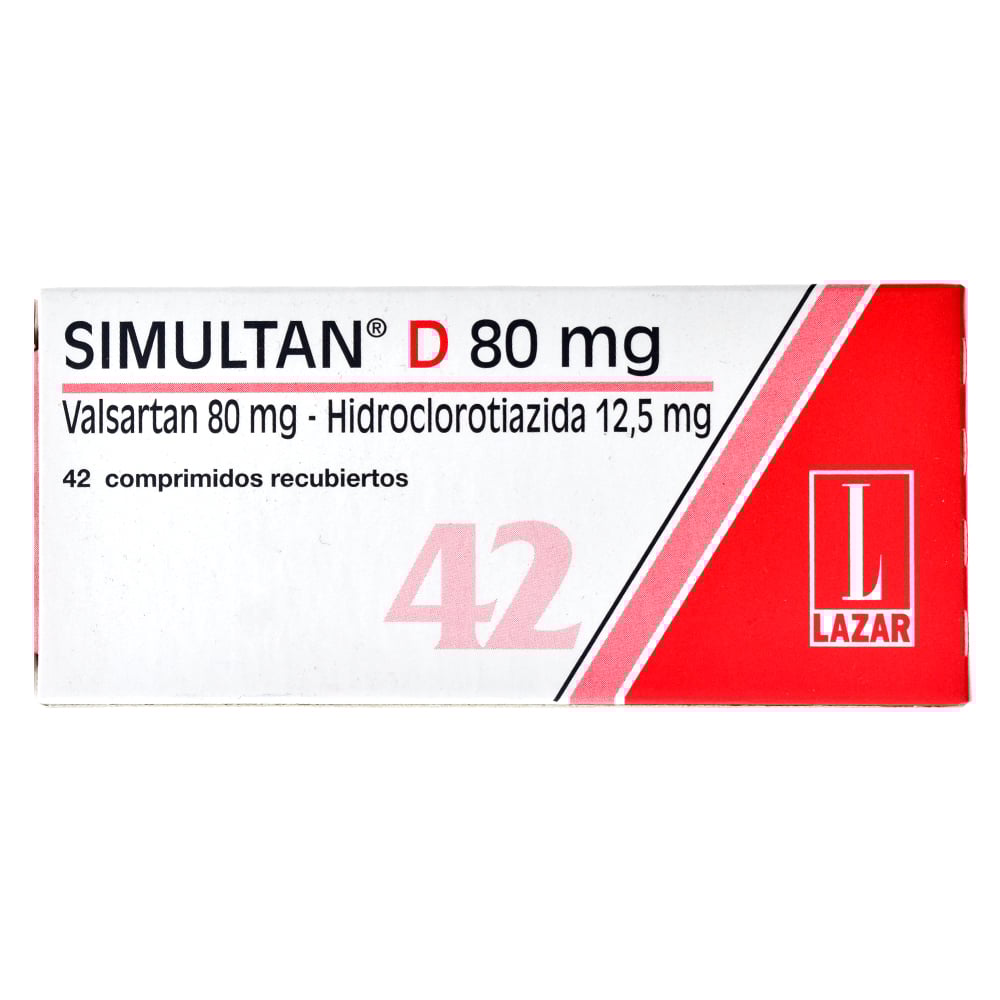 Simultan D 80 mg/12.5 mg 42 Comprimidos Recubiertos