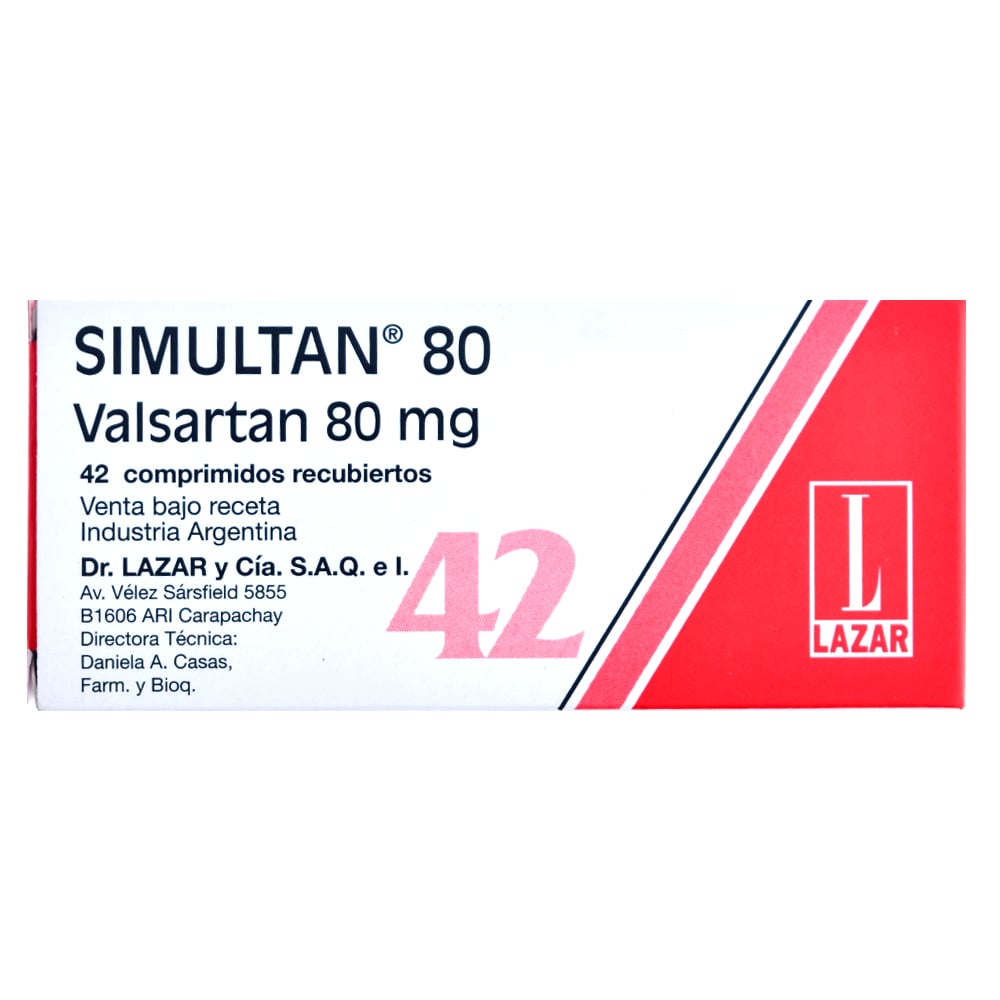 Simultan 80 mg 42 Comprimidos Recubiertos