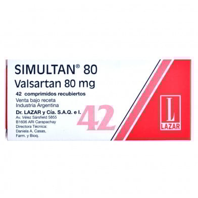 Simultan 80 mg 42 Comprimidos Recubiertos