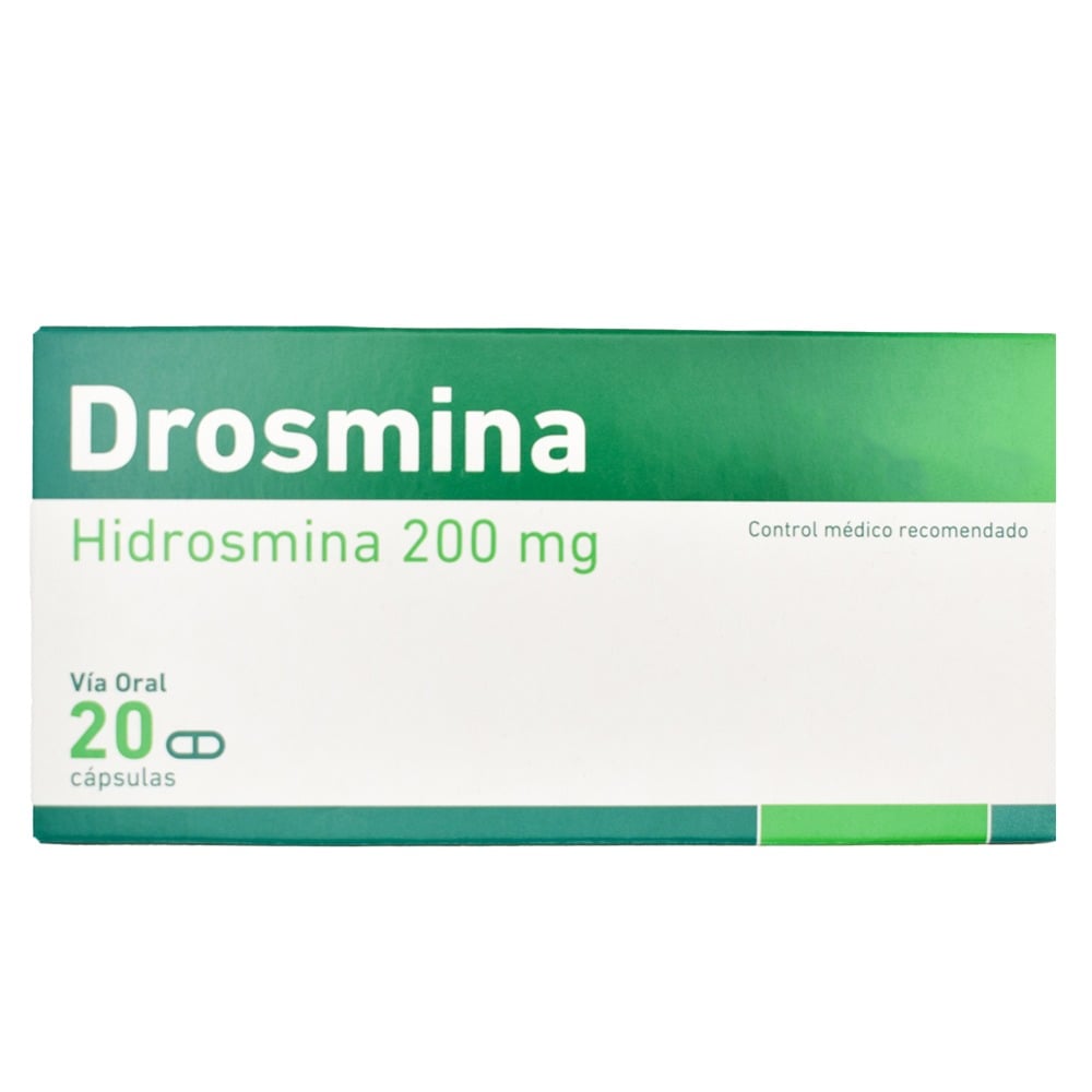 DROSMINA 200 MG 20 CÁPSULAS