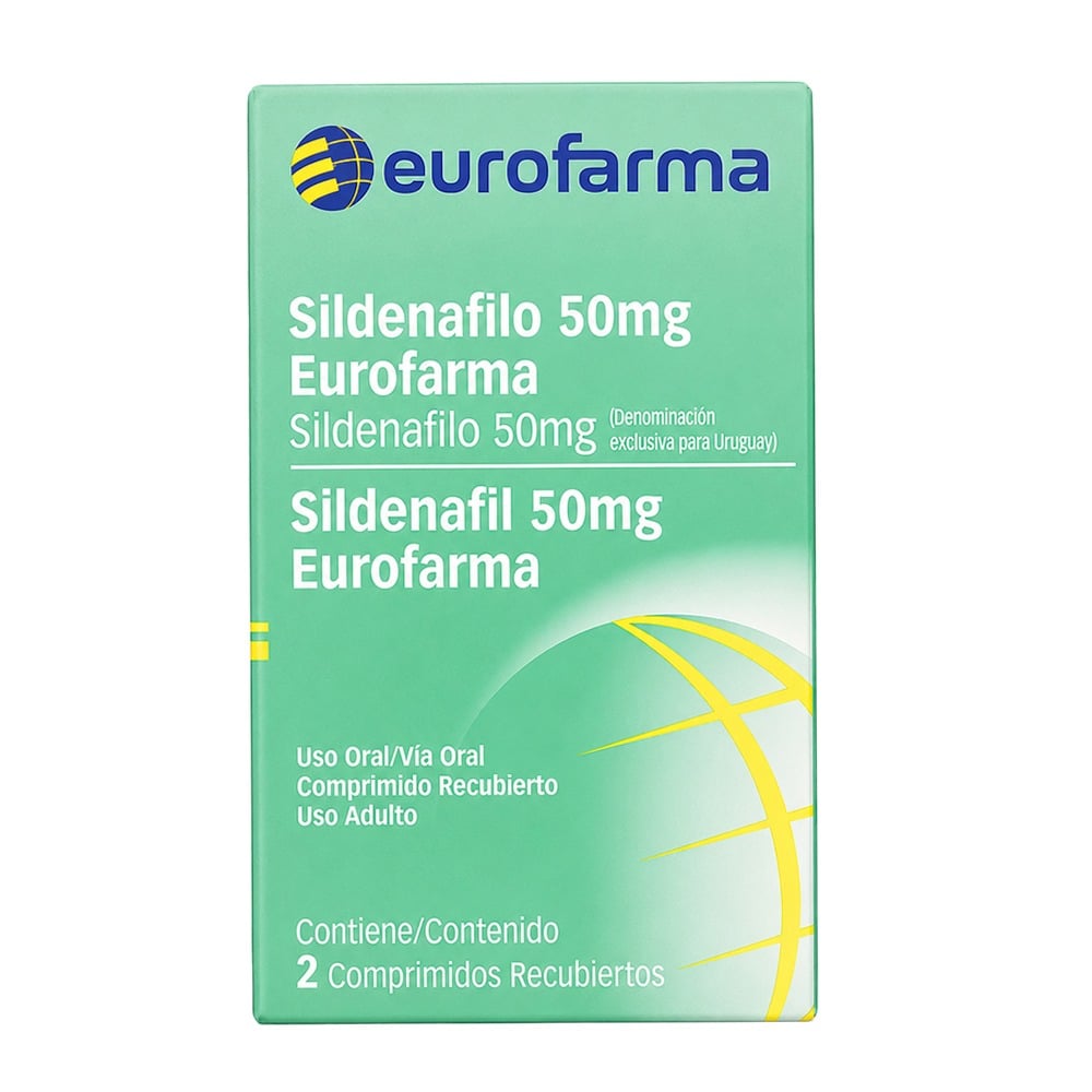 Sildenafil 50 mg 2 Comprimidos Recubiertos