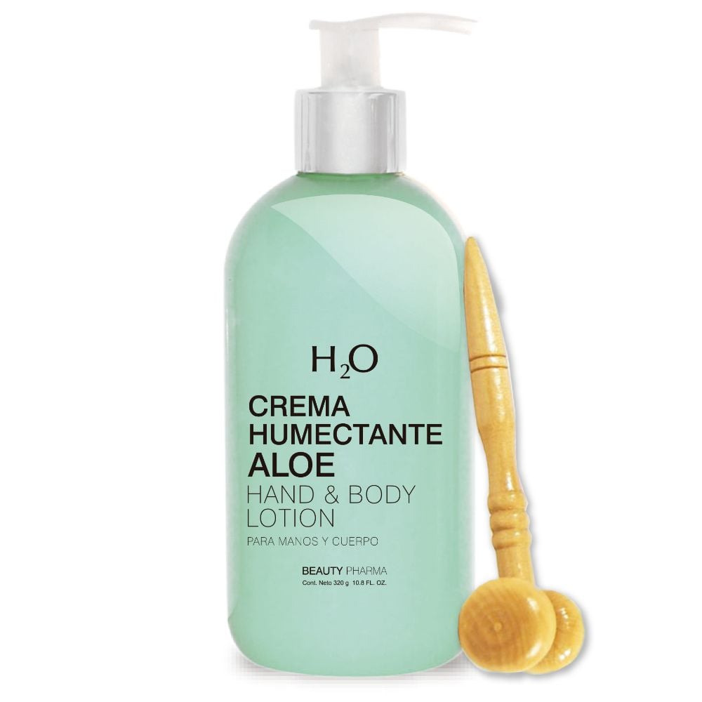 Crema H2O Aloe 350 ml + Masajeador