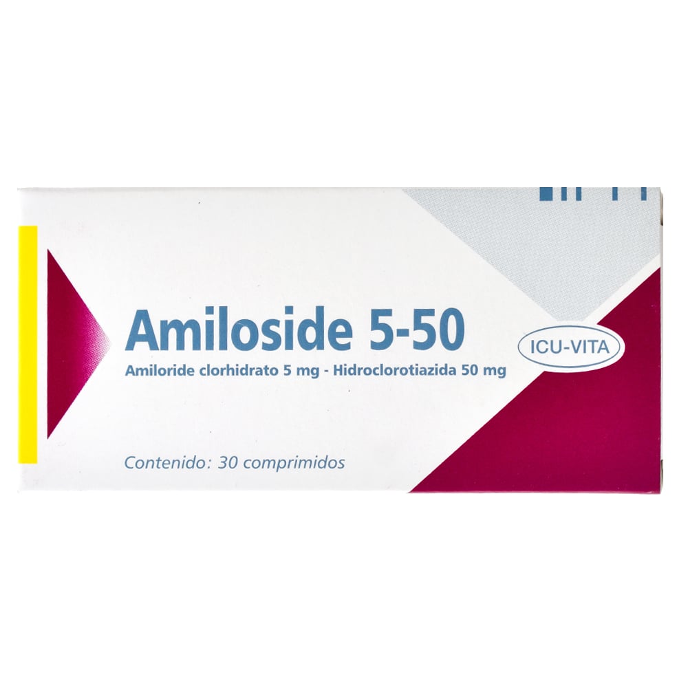 Amiloside 5 mg/50 mg 30 Comprimidos