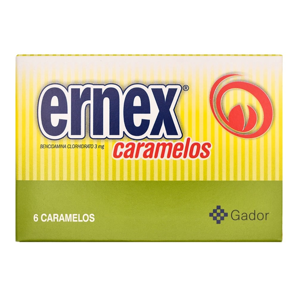 Ernex 3 mg 6 Caramelos