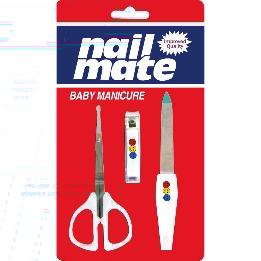 NAIL MATE SET BEBE X 3 PIEZAS BLISTER