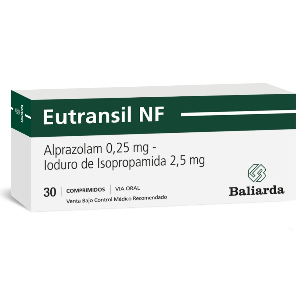 Eutransil NF 0.25 mg/2.5 mg 30 Comprimidos