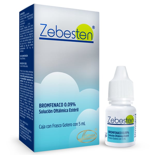 Zebesten 0.09% Solución Oftálmica 5 ml