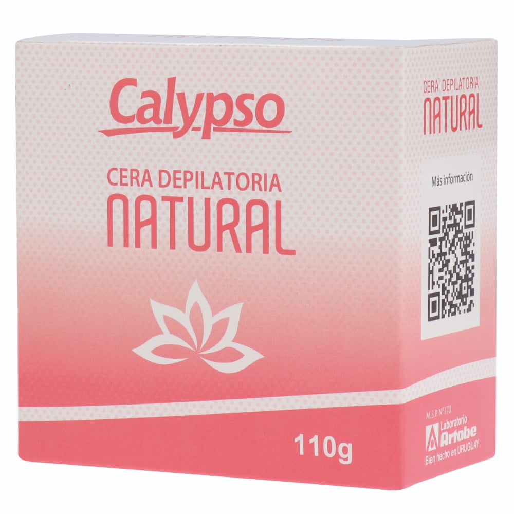 CERA DEPILATORIA CALYPSO NATURAL 110GRS