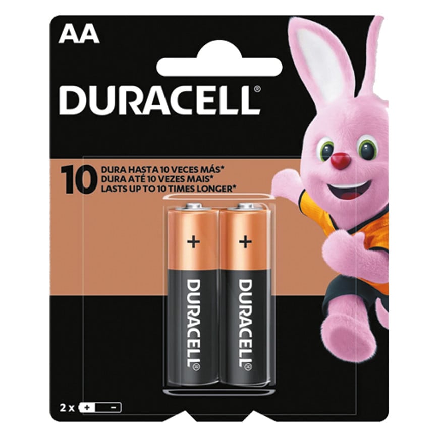 Pilas Duracell AA 2 Unidades