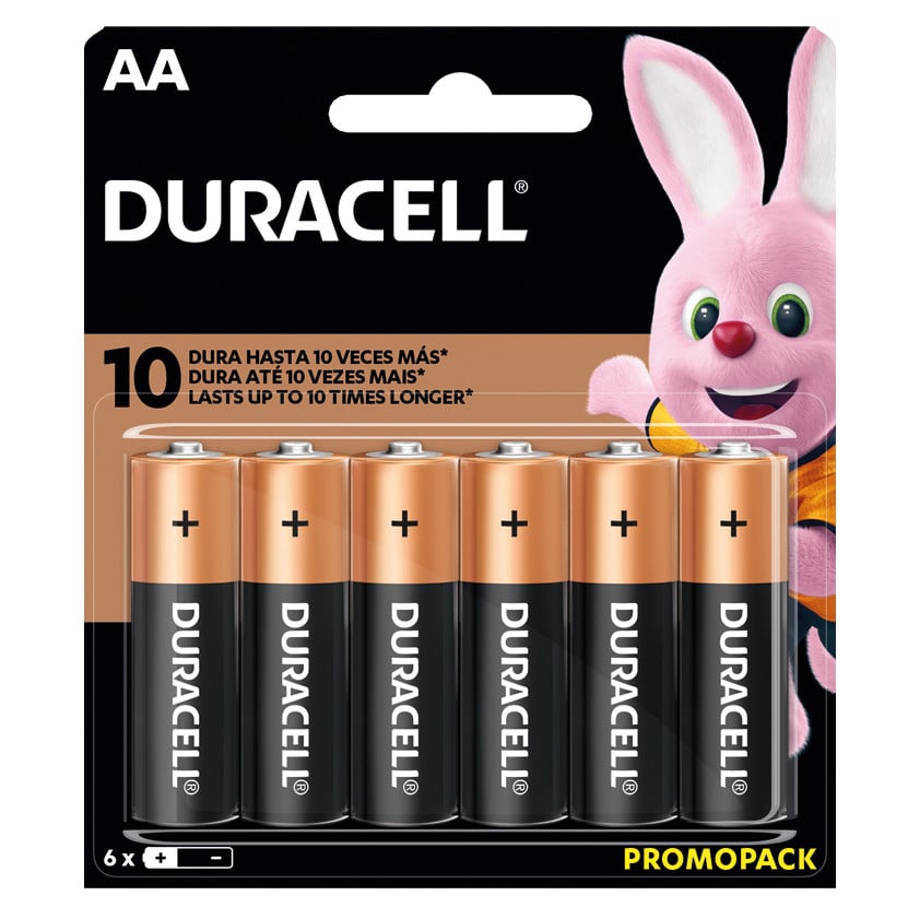 Pilas Duracell AA 6 Unidades
