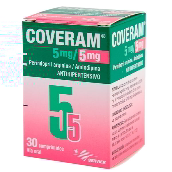 Coveram 5 mg/5 mg 30 Comprimidos