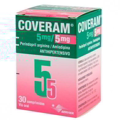 Coveram 5 mg/5 mg 30 Comprimidos