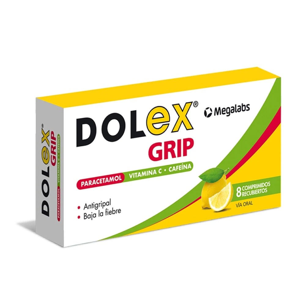 Dolex Grip 8 Comprimidos Recubiertos
