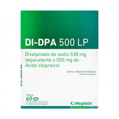 Di-Dpa 500 mg 60 Comprimidos Recubiertos LP