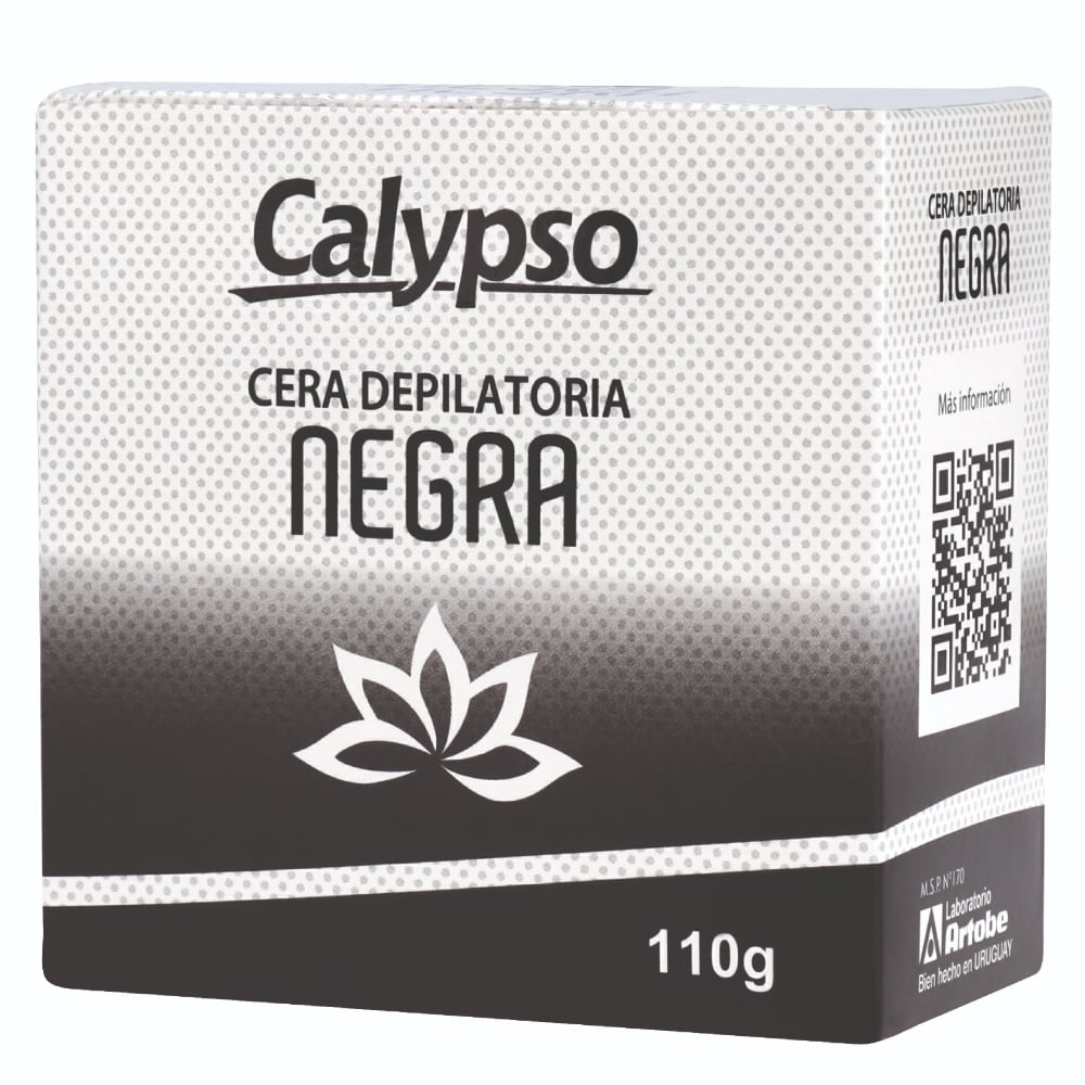 CERA DEPILATORIA CALYPSO NEGRA 110 GRS.