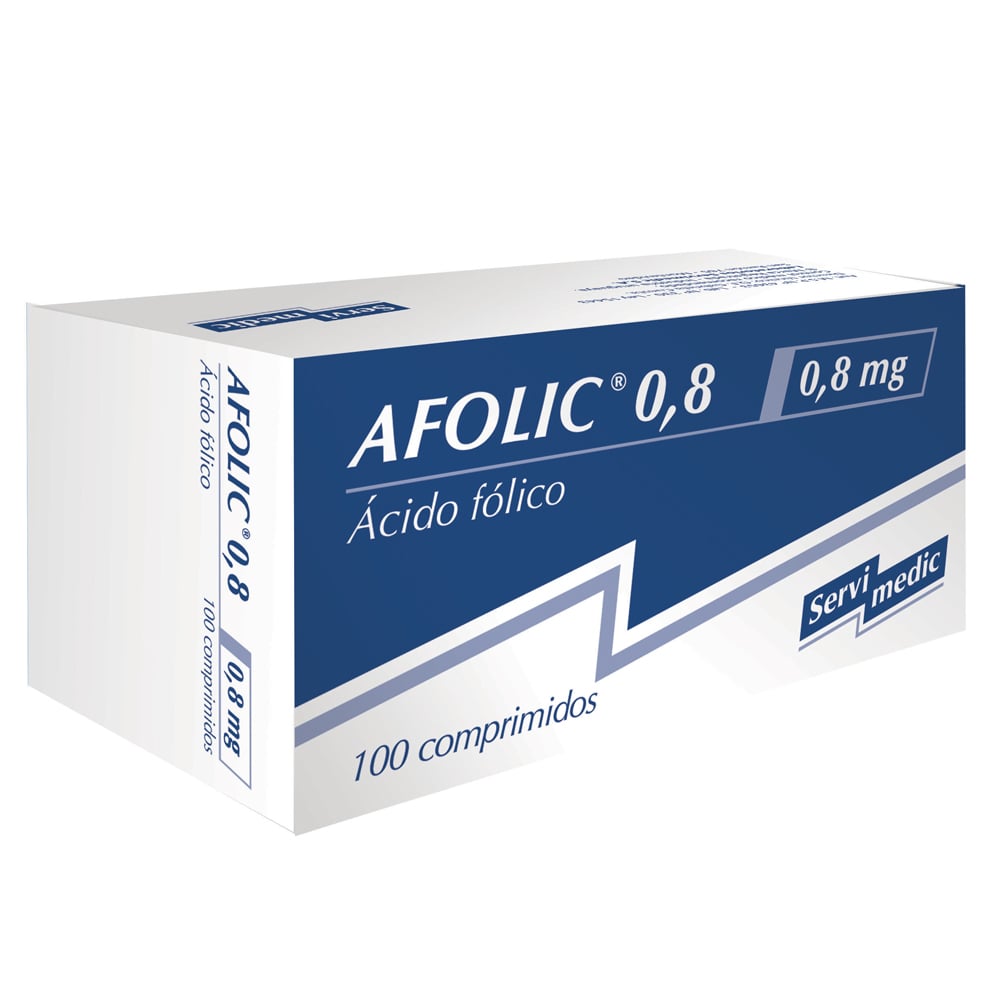 Afolic 0.8 mg 30 Comprimidos