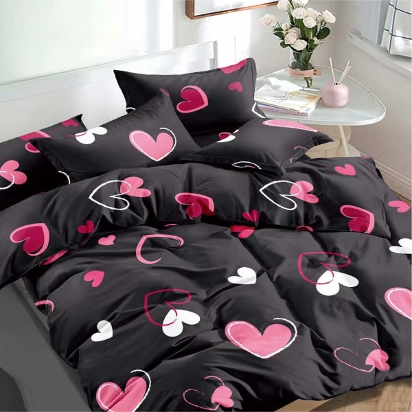 Juego De Sábanas 1 Plaza Corazón