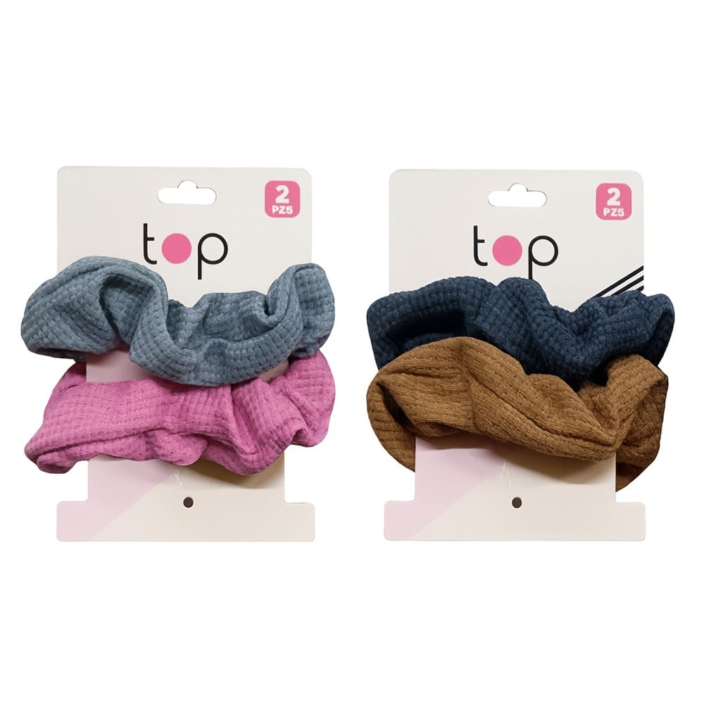 Gomitas de Pelo Top de Lana 2 Unidades Colores Surtidos