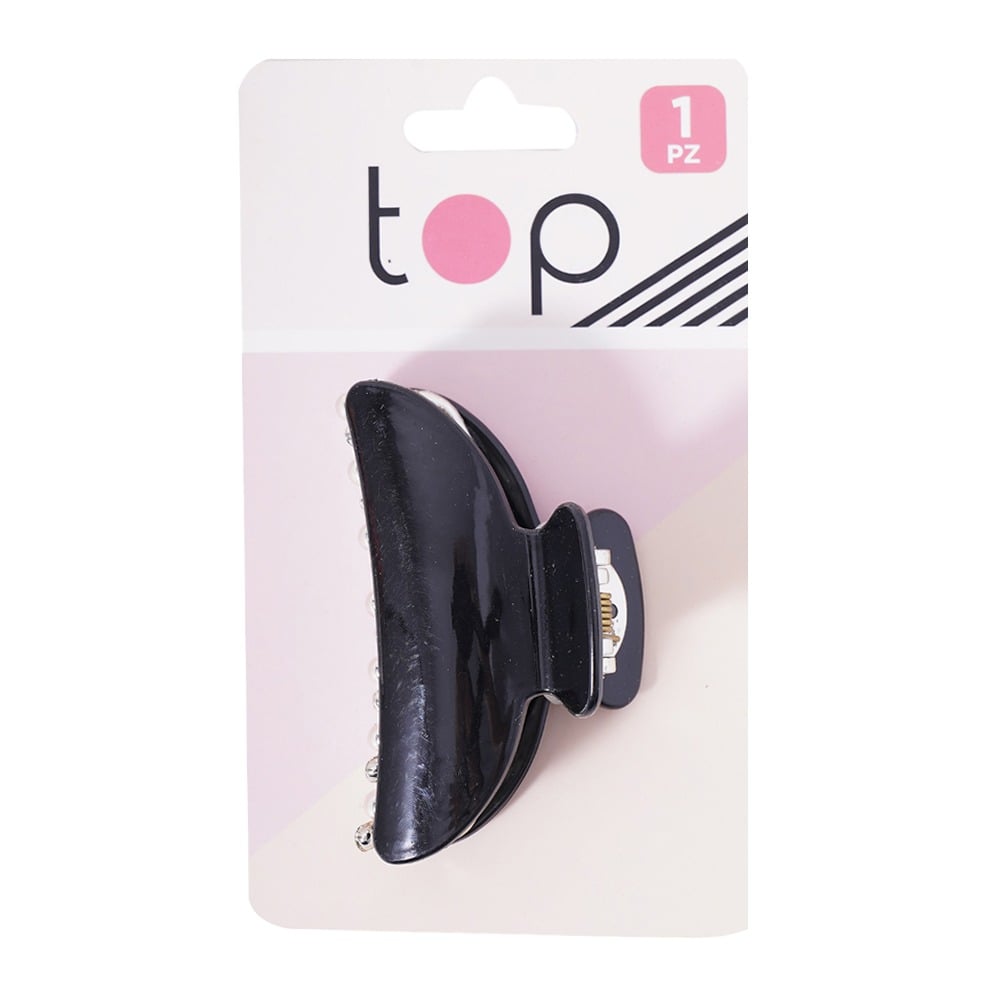 Pinza para el Pelo Top Grande Negra 1 Unidad