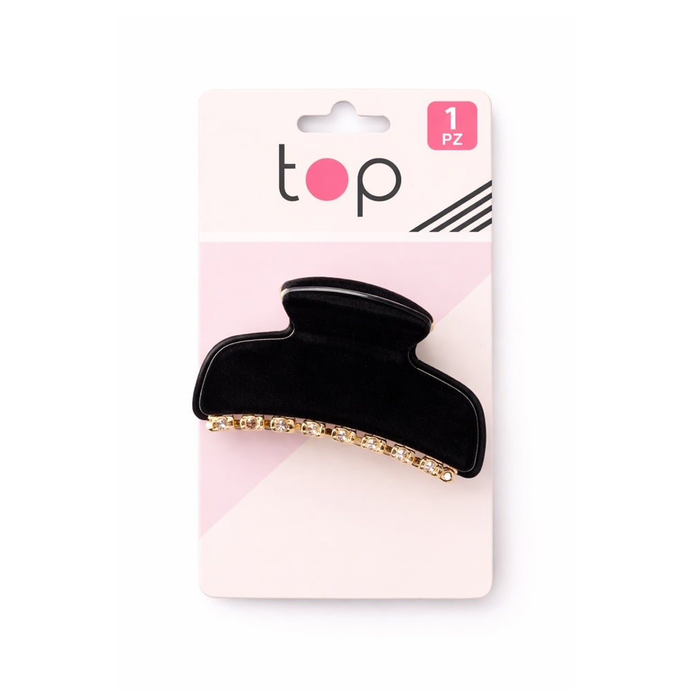 Pinza para el Pelo Top Grande Negra 1 Unidad