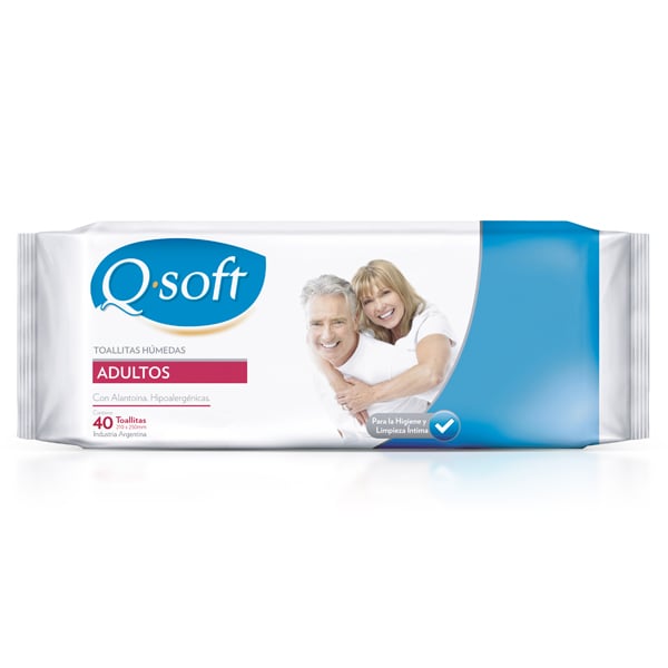 Toallitas Húmedas Q-Soft 40 Unidades