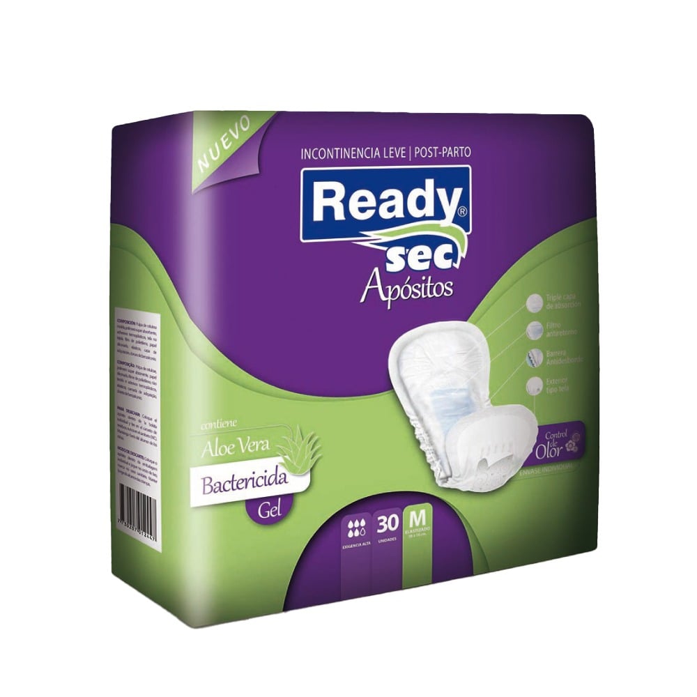 APOSITO READYSEC MEDIANO X30 UNIDADES.