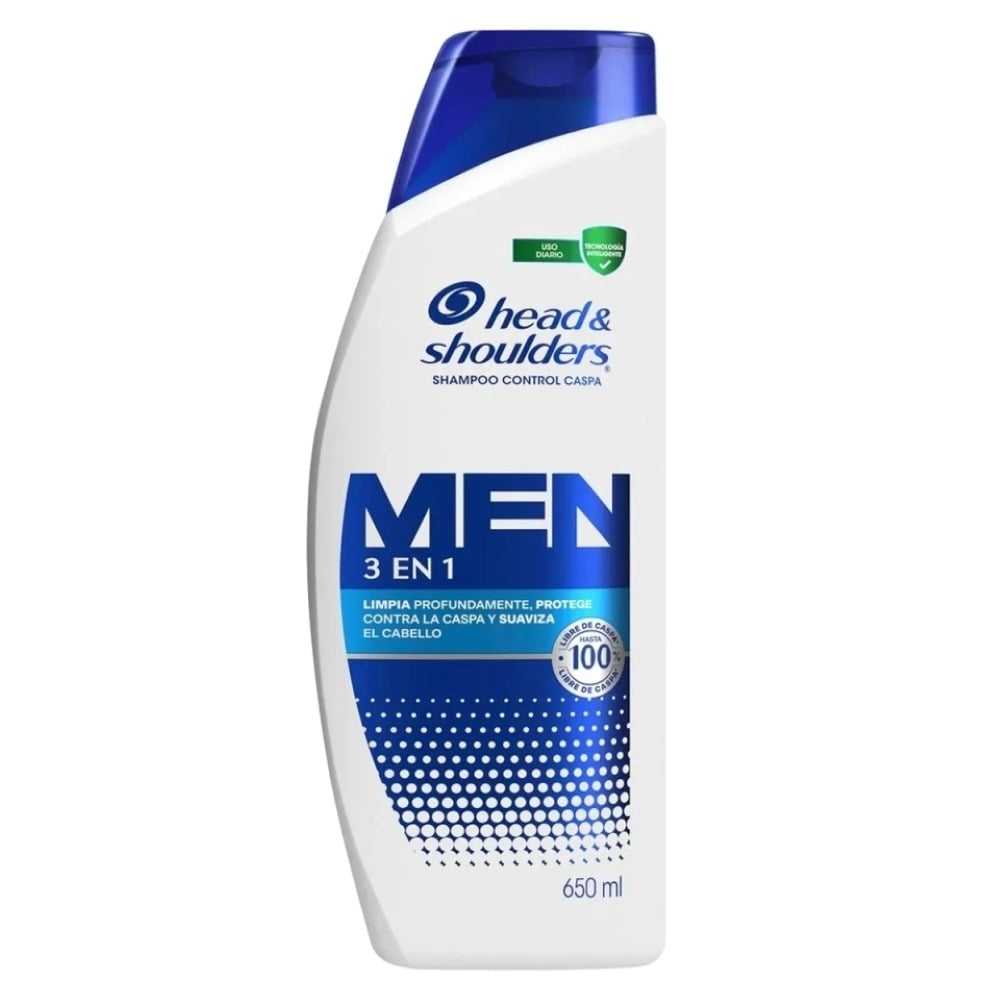 Shampoo Head & Shoulders 3 en 1 Men 650 ml