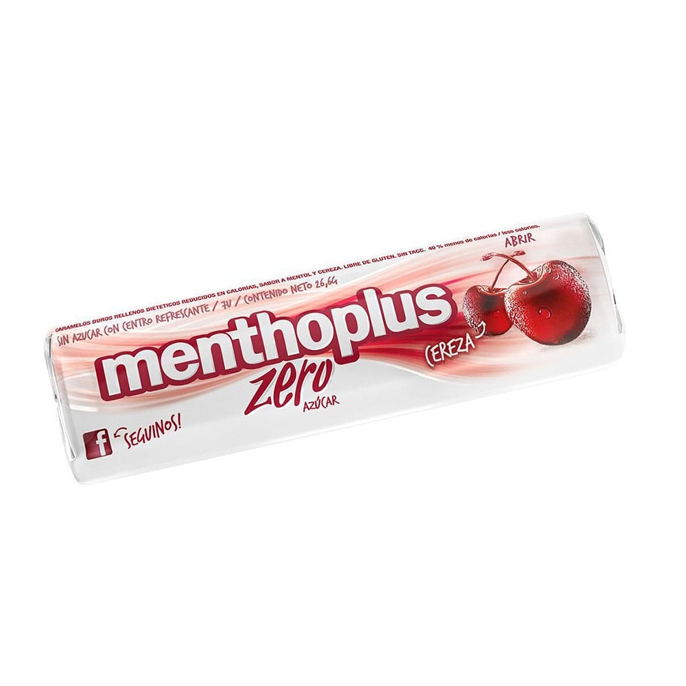 Pastillas Menthoplus Cherry Zero
