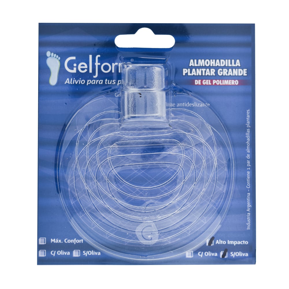 Almohadilla Plantar Gelform Alto Impacto Grande